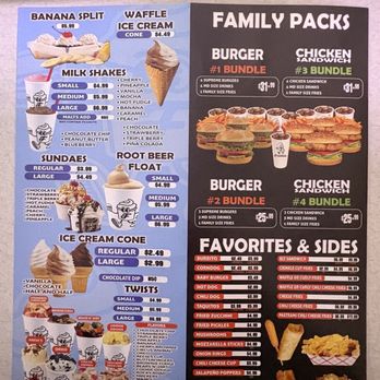 Frostee’s - Menu - Fast Food Near Me - Bakersfield, California