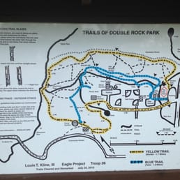 Trails at nearby Double Rock Park Trails at nearby Double Rock Park