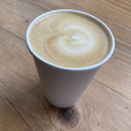 "Desert after the rain" latte. "Desert after the rain" latte.