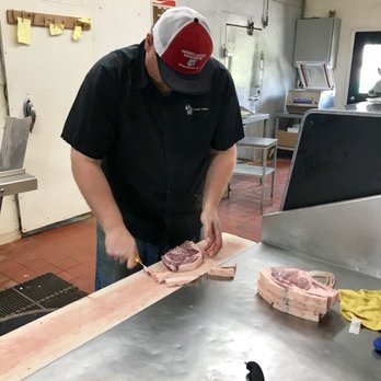 Crabill's Meats - Ribeyes being prepared - Grocery Near Me - Toms Brook, Virginia Crabill's Meats - Ribeyes being prepared - Grocery Near Me - Toms Brook, Virginia