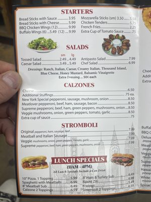 Menu photo 3 New York Pizza Express Stallings, NC