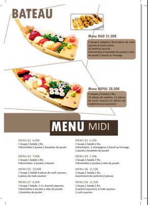 Menu photo 1 Emiko Paris, 75