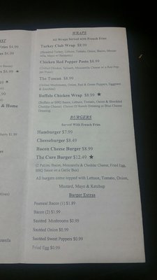 Menu photo 5 Easy Street Niagara Falls, ON Menu photo 5 Easy Street Niagara Falls, ON