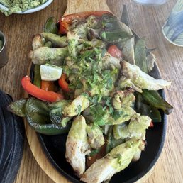 Chicken fajitas