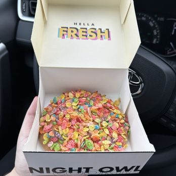 Night Owl Cookies - Fruity pebbles cookie - Desserts Near Me - Pembroke Pines, Florida Night Owl Cookies - Fruity pebbles cookie - Desserts Near Me - Pembroke Pines, Florida