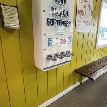 Salida Laundromat - Machine with soap and dryer sheets. - Laundromat Near Me - Salida, Colorado