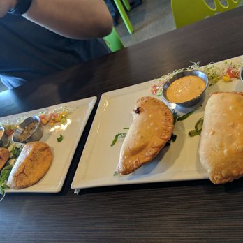 OBRA HandBakery - We tried different kinds of empanadas and it was delicious. (Savory to sweet) The sauces on the side was a great compliment too! - Latin American Near Me - Long Beach, California