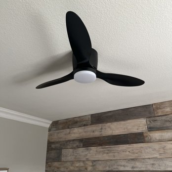 BeniteX Electric - One of 3 new ceiling fans installed - Electricians Near Me