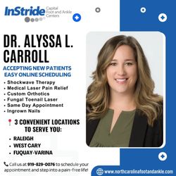 InStride Capital Foot and Ankle Centers - Dr. Alyssa Carroll, Raleigh Podiatrist