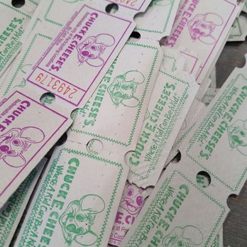 Chuck E. Cheese - Even though they no longer use tokens they still give you paper tickets it should all be digital. - Pizza Near Me - Las Vegas, Nevada