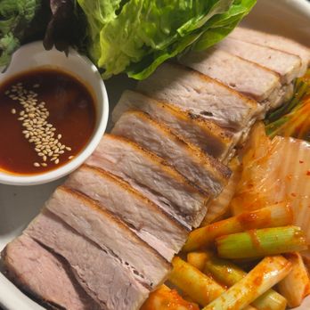 Choi's - Grandma's Pork Belly Bossam - Wine Bars Near Me - San Diego, California Choi's - Grandma's Pork Belly Bossam - Wine Bars Near Me - San Diego, California