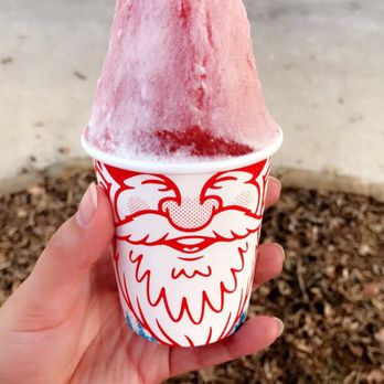 Gnome Cones - Blood orange with cream - Shaved Ice Near Me - Argyle, Texas