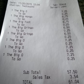 Oscar's Pub & Grill - Proof that I arrived around noon to pick up the food that was handed to me at 12:30 WTF, 1:45 for burgers. Never again. - New American Near Me - Milwaukee, Wisconsin