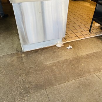 Blaze Pizza - All the crumbs near the burner. And gloves/trash by the counter...yikes! - Pizza Near Me - Eastvale, California Blaze Pizza - All the crumbs near the burner. And gloves/trash by the counter...yikes! - Pizza Near Me - Eastvale, California