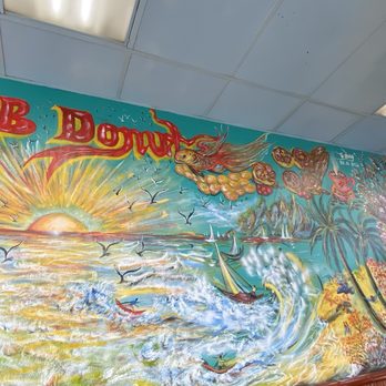 OB Donuts - New mural that says 1.27.2024 - Donuts Near Me - San Diego, California