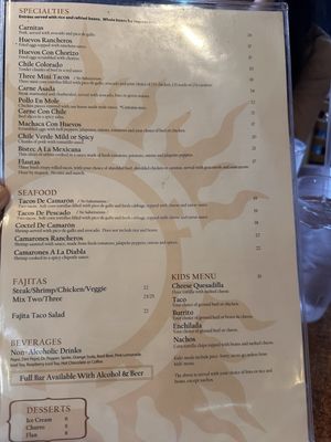 Menu photo 2 Plaza Del Sol Elk Grove, CA