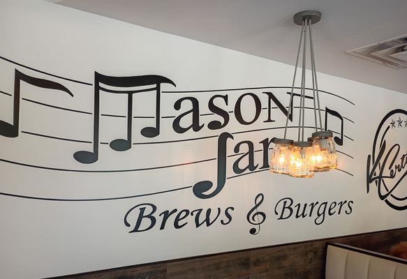 Mason Jar Brews and Burgers by null