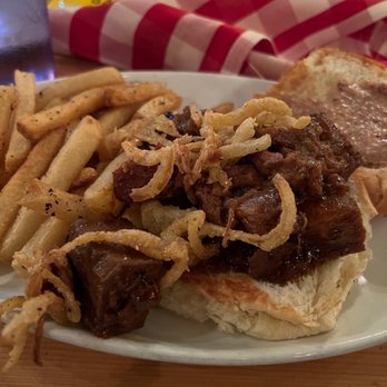 Salt + Smoke - KC Burnt Ends Sandwich - Bars Near Me - Saint Louis, Missouri Salt + Smoke - KC Burnt Ends Sandwich - Bars Near Me - Saint Louis, Missouri