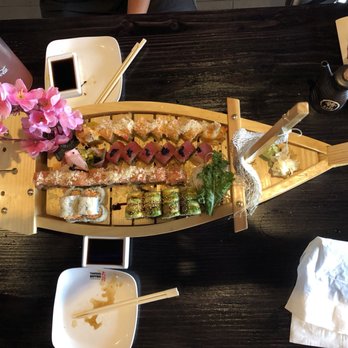 Taisho Bistro - Crab roll, dragon roll, amazing tuna roll, kami roll, and Jen roll - Izakaya Near Me - Henrietta, New York