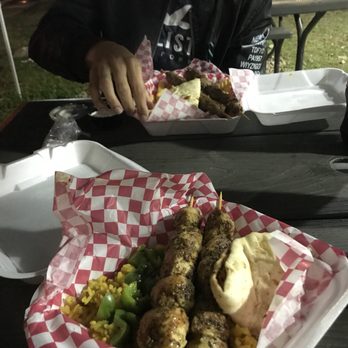 Kebabas - Chicken kebab with rice and pita. - Mediterranean Near Me - Tallahassee, Florida Kebabas - Chicken kebab with rice and pita. - Mediterranean Near Me - Tallahassee, Florida