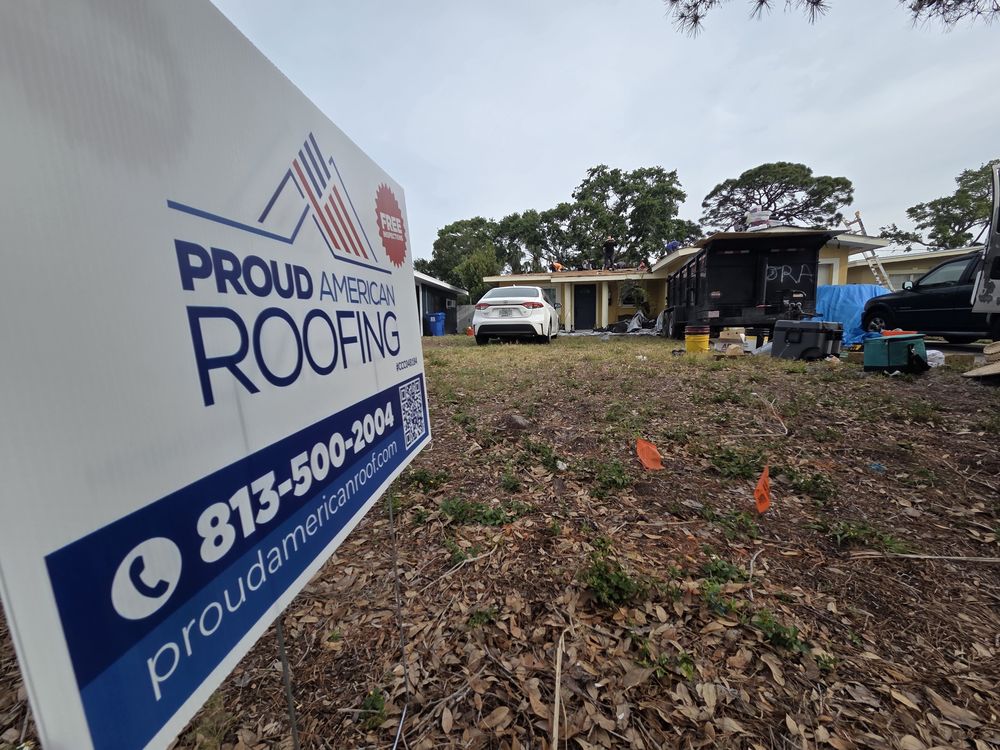 Slide of Proud American Roofing