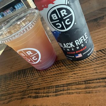 Black Rifle Coffee Company - Paradise punch and tiger strike energy drink - Coffee & Tea Near Me - Moore, Oklahoma Black Rifle Coffee Company - Paradise punch and tiger strike energy drink - Coffee & Tea Near Me - Moore, Oklahoma