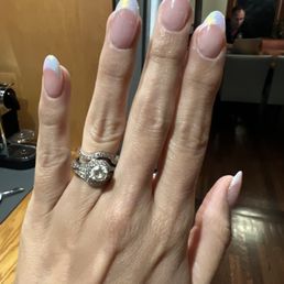 French dip with opal chrome tips