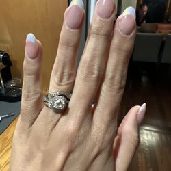 French dip with opal chrome tips