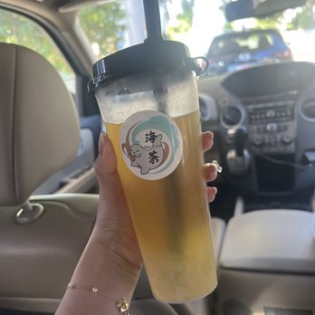 HaiCha - Lychee Fruit Tea with Lychee Jelly - Bubble Tea Near Me - Pasadena, California
