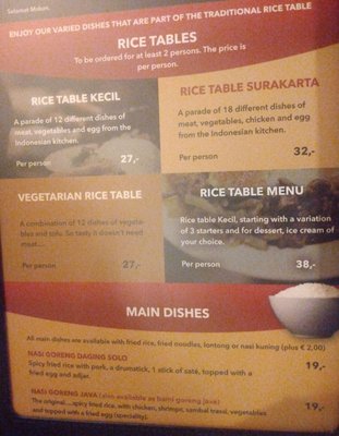 Menu photo 2 Surakarta Indonesisch Restaurant Leiden, ZH Menu photo 2 Surakarta Indonesisch Restaurant Leiden, ZH