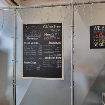 Organicos Bakery - a menu on the wall - Bakeries Near Me - Phoenix, Oregon Organicos Bakery - a menu on the wall - Bakeries Near Me - Phoenix, Oregon
