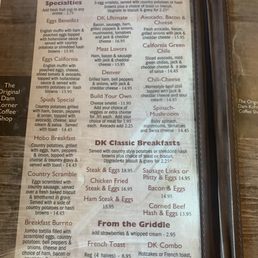 Menu Menu