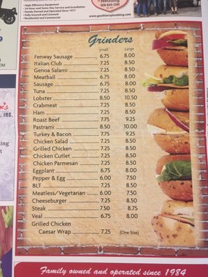 Menu photo 1 Steve's Pizzeria West Boylston, MA