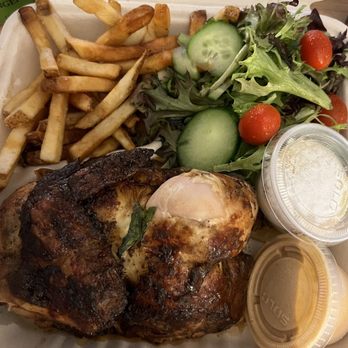 Just Chik’n - Half Peruvian Rotisserie Chik'n Meal - Chicken Shop Near Me - Rochester, New York