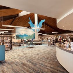 El Toro Library - Inside the facility.