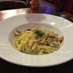 mio papà - Spagueti with mushrooms and chicken