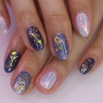 Thepinkong - Constellation and Holographic Shattered Glass - Nail Salons Near Me - Torrance, California Thepinkong - Constellation and Holographic Shattered Glass - Nail Salons Near Me - Torrance, California