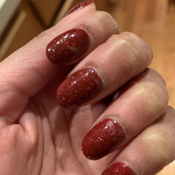 Nail Trix & Spa - Smudged and bruised cuticles. - Nail Salons Near Me - Bowie, Maryland Nail Trix & Spa - Smudged and bruised cuticles. - Nail Salons Near Me - Bowie, Maryland