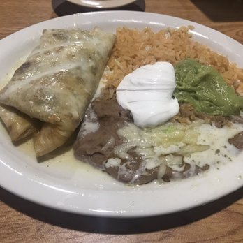 Si Señor Mexican Grill - Steak Chimichanga- minus lettuce and pico. Killer taste! - Mexican Near Me - Wister, Oklahoma