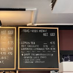 Ones Cafe & Bakery - Menu as of 1/11/25