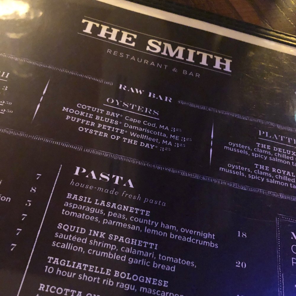 The Smith - Menu - New American Near Me - Chicago, Illinois The Smith - Menu - New American Near Me - Chicago, Illinois