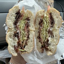 Mikey Bagels - BLT on a roll