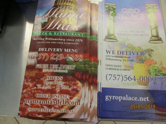 Menu photo 2 Gyro Palace Williamsburg, VA