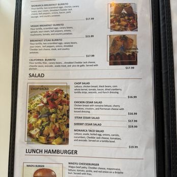 Monarca Restaurant - Menu - Breakfast & Brunch Near Me - Paso Robles, California
