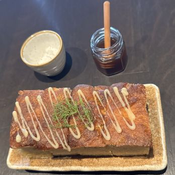 Moody Tongue Brewing - Burrata (focaccia, roasted garlic purée, wort honey, truffle salt) - Venues & Event Spaces Near Me - Chicago, Illinois
