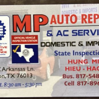 MP Auto Repair - Give 'em a call! - Auto Repair Near Me - Arlington, Texas