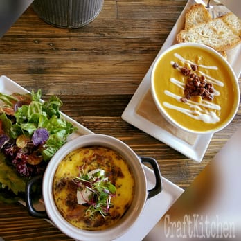 CRAFTkitchen - Loaded Bake Potato Quiche and Cream of Pumpkin soup - New American Near Me - Henderson, Nevada CRAFTkitchen - Loaded Bake Potato Quiche and Cream of Pumpkin soup - New American Near Me - Henderson, Nevada