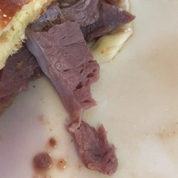 Rooster Deli - Thick, fatty roast beef. :(