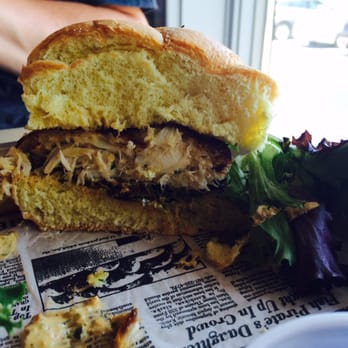 Hooked - Crab cake sandwich - Seafood Near Me - Ocean City, Maryland Hooked - Crab cake sandwich - Seafood Near Me - Ocean City, Maryland