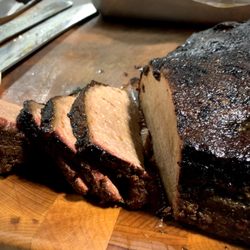 5 BarBQ - Look at the thickness of the flat on that Certified Hereford Beef (CHB) Brisket!